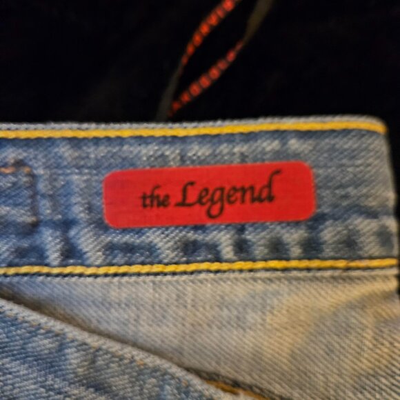 Adriano Goldschmied Wide Leg Flare Washed Denim - Picture 2 of 5